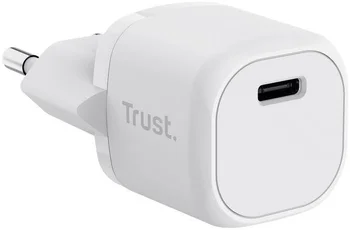 Сетевое зарядное устройство Trust Maxo 20W White (25205)