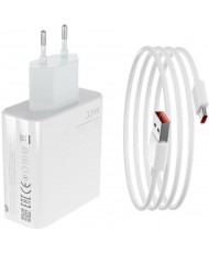 Мережевий зарядний пристрій Xiaomi 33W Charging Combo Type-A White + USB-C (BHR6039EU)