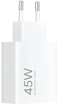 Мережевий зарядний пристрій Xiaomi 45W Turbo Charging USB-A White (BHR07SLEU)