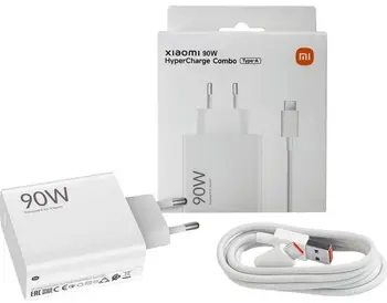 Сетевое зарядное устройство Xiaomi HyperCharge Combo 90W White (BHR07ZBEU)