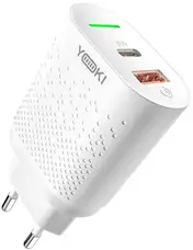 Мережевий зарядний пристрій Yoki Led Series 20W White