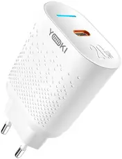 Мережевий зарядний пристрій Yoki Led Series Type-C 20W White