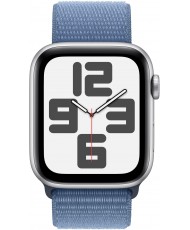 Смарт-годинник Apple Watch SE 2 GPS 40mm Silver Aluminium Case with Winter Blue Sport Loop (MRE33)