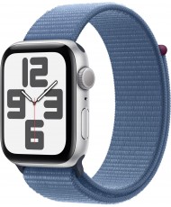 Смарт-годинник Apple Watch SE 2 GPS 44mm Silver Aluminium Case with Winter Blue Sport Loop (MREF3)