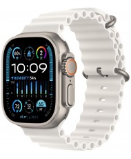 Смарт-годинник Apple Watch Ultra 2 GPS + Cellular 49mm Titanium Case with White Ocean Band (MREJ3)