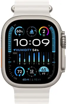 Смарт-годинник Apple Watch Ultra 2 GPS + Cellular 49mm Titanium Case with White Ocean Band (MREJ3)