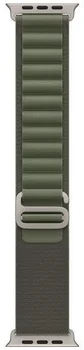 Смарт-годинник Apple Watch Ultra GPS + Cellular 49мм Titanium Case with Green Alpine Loop - Small (MNHC3/MNHJ3)
