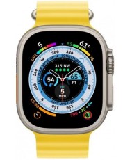 Смарт-годинник Apple Watch Ultra GPS + Cellular 49mm Titanium Case with Yellow/Beige Trail Loop - M/L (MQF23/MQFU3)