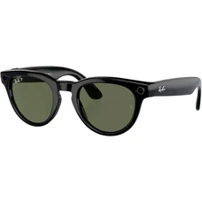 Смарт-окуляри Ray-Ban Meta Headliner Gen 2 Low Bridge Fit Standard Shiny Black Frame/G-15 Green Lenses (RW4013F 601/71 51-23)