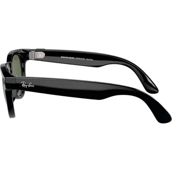Смарт-окуляри Ray-Ban Meta Headliner Gen 2 Low Bridge Fit Standard Shiny Black Frame/G-15 Green Lenses (RW4013F 601/71 51-23)