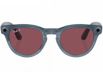 Смарт-очки Ray-Ban Meta Headliner Shiny Jeans Frame/Dusty Red Lenses (RW4009 66985Q 50-23)