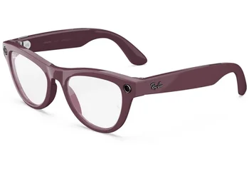 Смарт-очки Ray-Ban Meta Skyler Gen 2 St.Shiny Mystic Violet Frame/Clear to Amethyst Transit.Lens. (RW4014 6701CH 52-20)