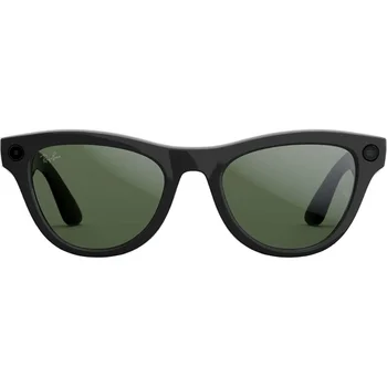 Смарт-окуляри Ray-Ban Meta Skyler Gen 2 Stand.Shiny Black Frame/Clear to Graphite Green Transit.Lenses (RW4014 601/1M 52-20)