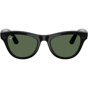 Смарт-очки Ray-Ban Meta Skyler Standard Shiny Black / G-15 Green (RW4010 601/71 52-20)