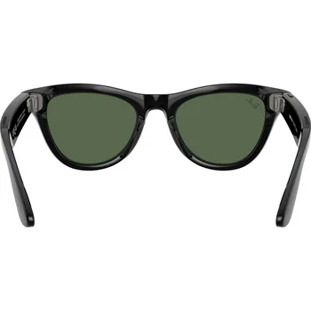Смарт-очки Ray-Ban Meta Skyler Standard Shiny Black / G-15 Green (RW4010 601/71 52-20)