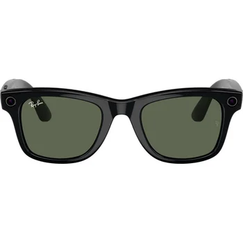 Смарт-окуляри Ray-Ban Meta Wayfarer Gen 2 Large Shiny Black Frame / G-15 Green Lenses (RW4012 601/71 53-22)