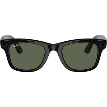Смарт-окуляри Ray-Ban Meta Wayfarer Gen 2 Standard Shiny Black Frame / G-15 Green Lenses (RW4012 601/71 50-22)