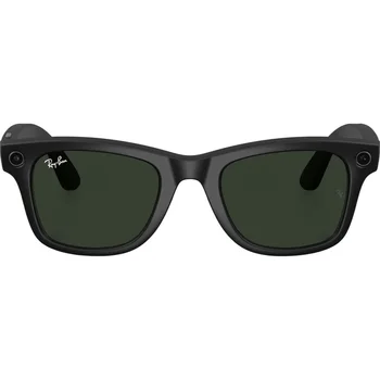 Смарт-очки Ray-Ban Meta Wayfarer Standard - Matte Black / Clear to Graphite Green Transitions (RW4006 601S1M 50-22)