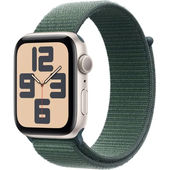 Смарт-часы Apple Watch SE 2 GPS 40mm Starlight Aluminium Case w. Lake Green Sport Loop (MXEH3)