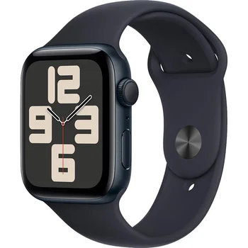 Смарт-часы Apple Watch SE 2 GPS 44mm Midnight Aluminium Case with Midnight Sport Band S/M (MRE73)