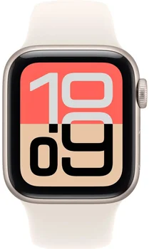 Смарт-часы Apple Watch SE 3 GPS 44mm Starlight Alu. Case w. Starlight S. Band - S/M (MEHG4)