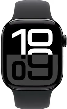 Смарт-годинник Apple Watch Series 10 GPS 42mm Jet Black Alu. Case w. Black Sport Band - S/M (MWWE3)