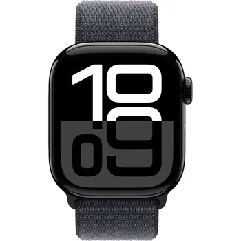 Смарт-часы Apple Watch Series 10 GPS 42mm Jet Black Aluminum Case w. Ink Sport Loop (MWWG3)