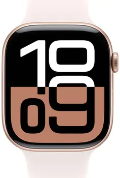 Смарт-годинник Apple Watch Series 10 GPS 42mm Rose Gold Alu. Case w. Light Blush Sport Band - S/M (MWWH3)