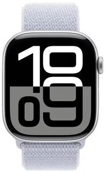 Смарт-часы Apple Watch Series 10 GPS 46mm Silver Aluminum Case w. Blue Cloud Sport Loop (MWWN3)
