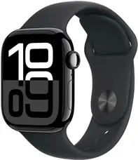Смарт-часы Apple Watch Series 10 GPS + Cellular 42mm Jet Black Alu. Case w. Black Sport Band - M/L (MWX73)