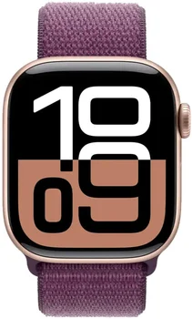 Смарт-часы Apple Watch Series 10 GPS + Cellular 42mm Rose Gold Aluminum Case w. Plum S. Loop (MWXC3)