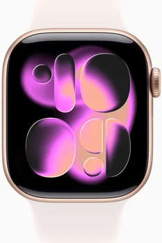 Смарт-часы Apple Watch Series 11 GPS 46mm Rose Gold Alu. Case w. Light Blush S. Band - S/M (MEV64)
