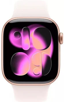 Смарт-часы Apple Watch Series 11 GPS + Cellular 42mm Rose Gold Alu. Case w. Light Blush Sport Band - S/M (MF8E4)
