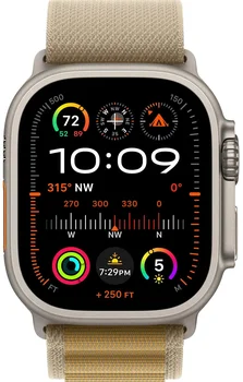 Смарт-часы Apple Watch Ultra 2 GPS + Cellular 49mm Natural Titan. Case w. Tan Alpine Loop - Medium (MX4F3)
