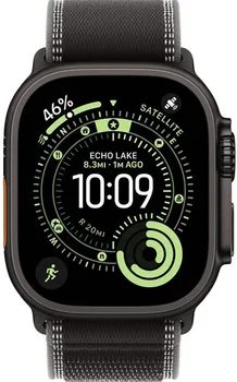 Смарт-годинник Apple Watch Ultra 3 GPS + Cellular 49mm Black Tit. Case w. Black/Charcoal Trail Loop - S/M (MF1D4)