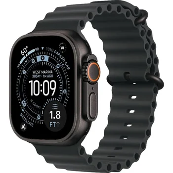 Смарт-годинник Apple Watch Ultra 3 GPS + Cellular 49mm Black Tit. Case w. Black Ocean Band (MF0J4)