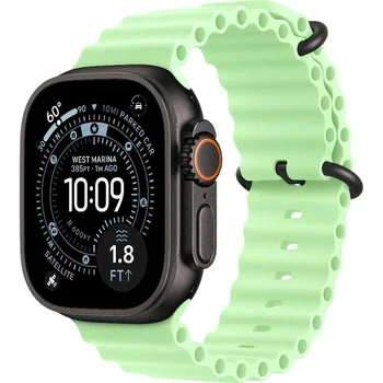 Смарт-годинник Apple Watch Ultra 3 GPS + Cellular 49mm Black Tit. Case w. Neon Green O. Band (MF254+MGCL4)