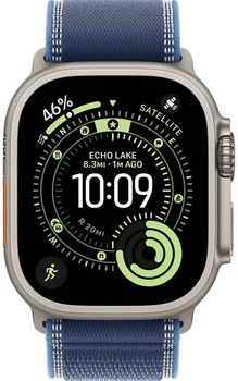 Смарт-часы Apple Watch Ultra 3 GPS + Cellular 49mm Natural Tit. Case w. Blue/Bright Blue Trail Loop - S/M (MEWR4)