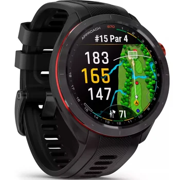 Смарт-часы Garmin Approach S70 47mm B. Ceramic Bezel w. Black S. Band (010-02746-02/12)