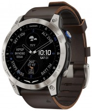 Смарт-годинник Garmin D2 Mach 1 Aviator Smartwatch with Oxford Brown Leather Band (010-02582-54/55)