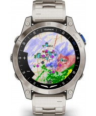 Смарт-годинник Garmin D2 Mach 1 Aviator Smartwatch with Vented Titanium Bracelet (010-02582-50/51)