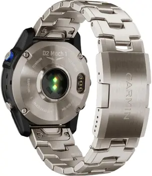 Смарт-годинник Garmin D2 Mach 1 Aviator Smartwatch with Vented Titanium Bracelet (010-02582-50/51)