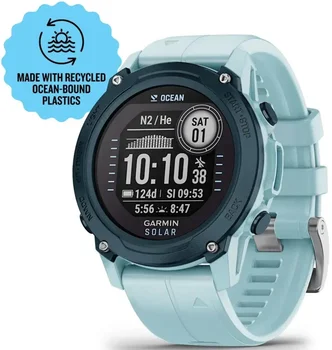 Смарт-часы Garmin Descent G1 Solar Ocean Edition Azure (010-02604-04)