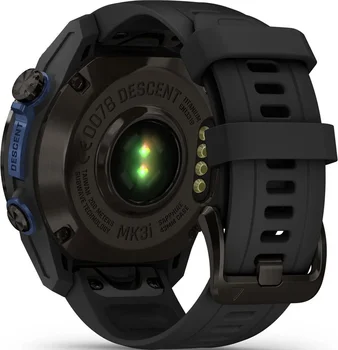 Смарт-часы Garmin Descent Mk3i 43 mm Carbon Gray DLC Titanium w. Black Silicone Band (010-02753-10/11)
