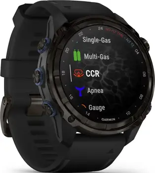 Смарт-годинник Garmin Descent Mk3i 51mm Carbon Gray DLC Titanium with Black Silicone Band (010-02752-10/11)