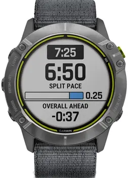 Смарт-годинник Garmin Enduro Steel with Gray UltraFit Nylon Strap (010-02408-00/10)