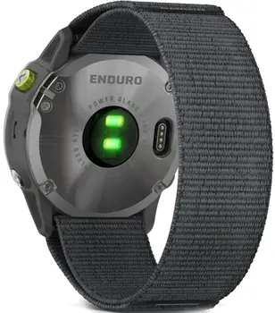 Смарт-годинник Garmin Enduro Steel with Gray UltraFit Nylon Strap (010-02408-00/10)