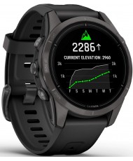 Смарт-часы Garmin Epix Pro Gen 2 Sapphire 42mm Carbon G. DLC Ti. with Black Band (010-02802-14/1)