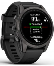 Смарт-часы Garmin Epix Pro Gen 2 Sapphire 42mm Carbon G. DLC Ti. with Black Band (010-02802-14/1)