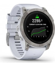 Смарт-часы Garmin Epix Pro Gen 2 Sapphire 47mm Titanium w. Whitestone Band (010-02803-20/21)